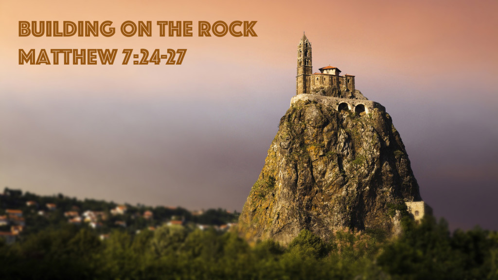 building on the rock